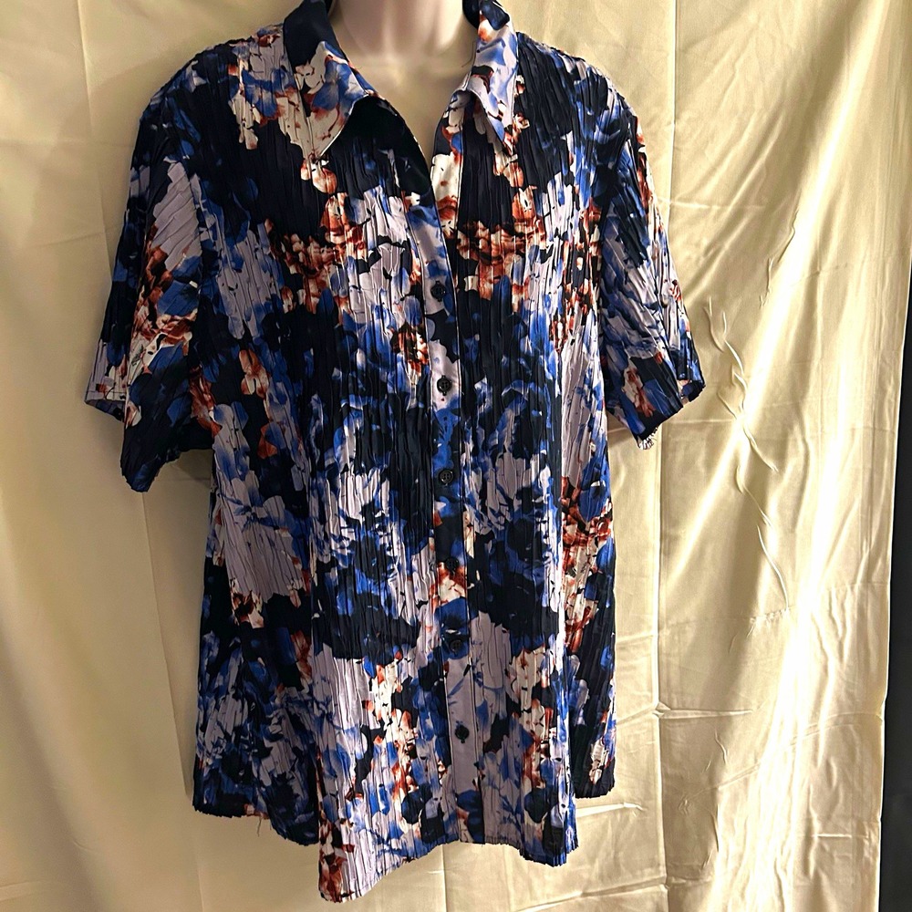 New 3X Laura Scott multi top #1716*12
